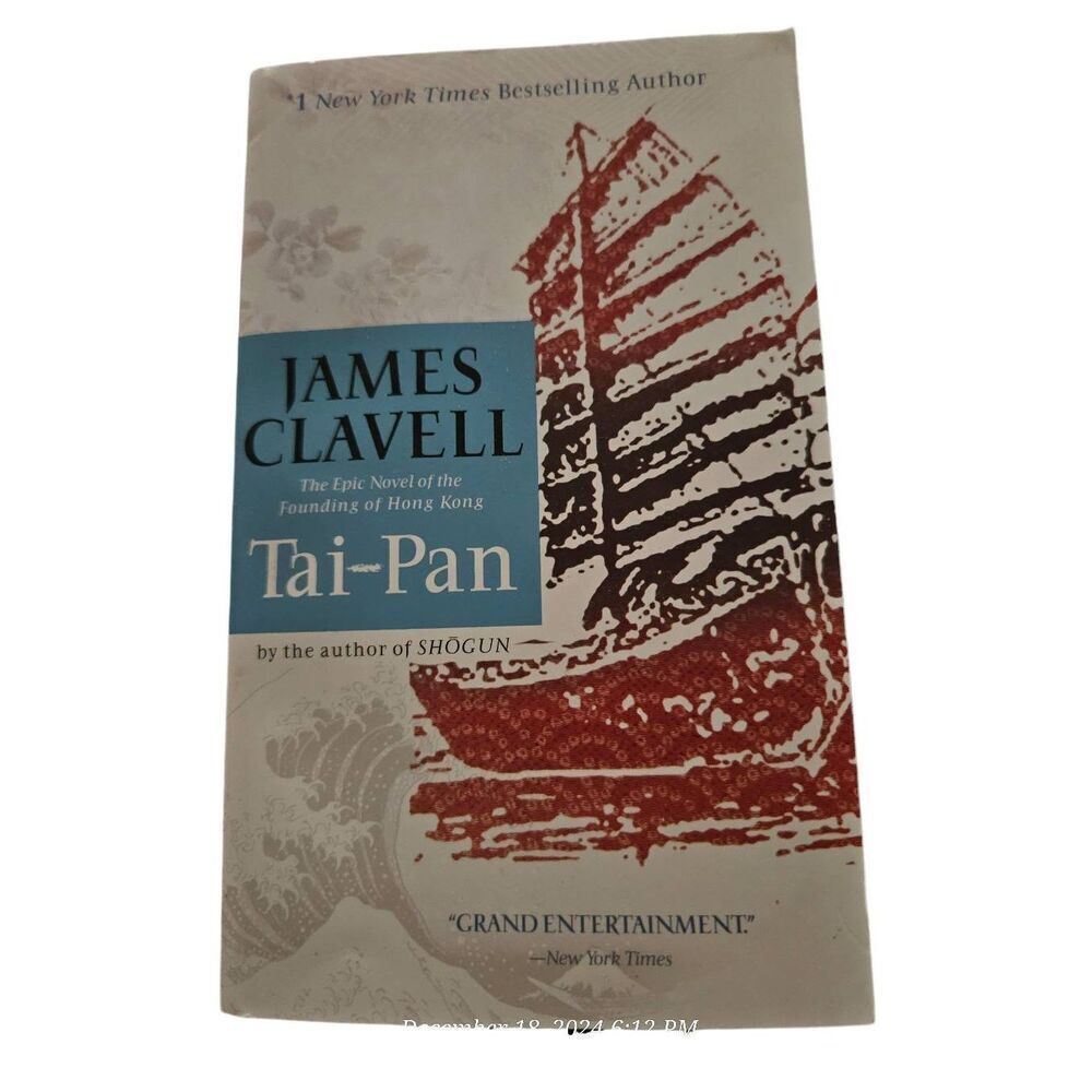 Tai-Pan by James Clavell Dell books isbn 9780440184621